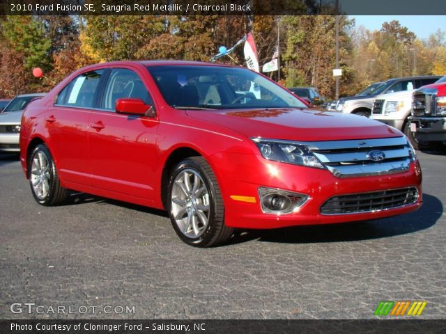 2010 Ford Fusion SE in Sangria Red Metallic