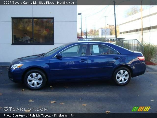 2007 Toyota Camry LE in Blue Ribbon Metallic
