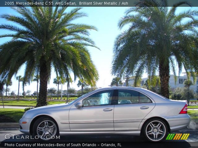 2005 Mercedes-Benz C 55 AMG Sedan in Brilliant Silver Metallic