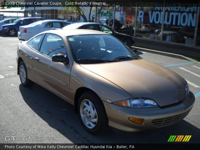 1998 Chevrolet Cavalier Coupe in Gold Metallic