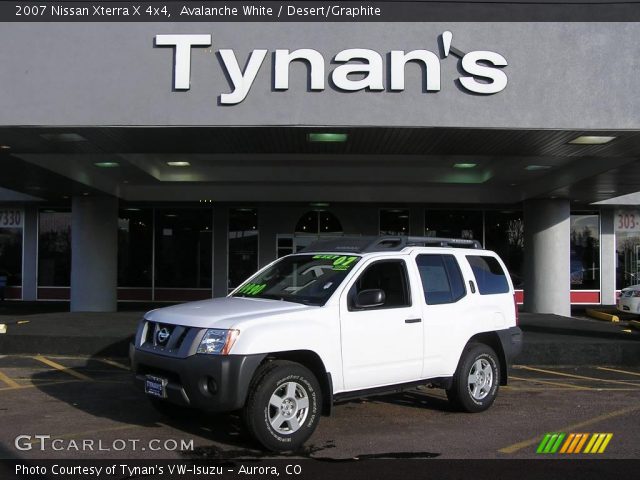 2007 Nissan Xterra X 4x4 in Avalanche White