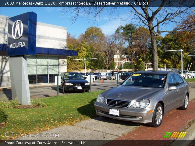 2003 Mercedes-Benz C 230 Kompressor Sedan in Desert Silver Metallic