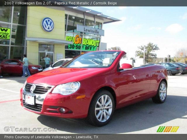 2007 Volkswagen Eos 2.0T in Paprika Red Metallic