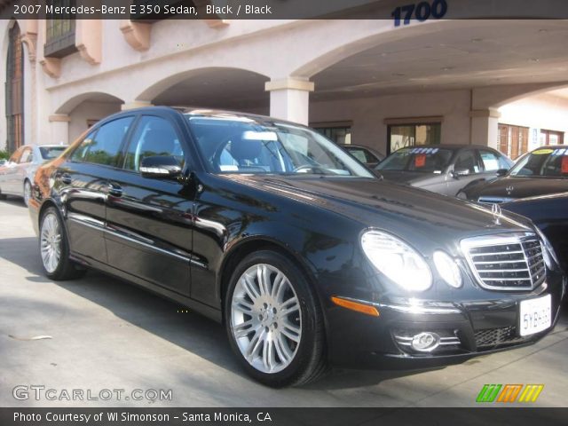 2007 Mercedes-Benz E 350 Sedan in Black