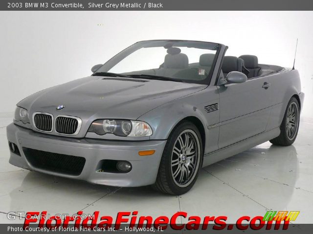 2003 BMW M3 Convertible in Silver Grey Metallic