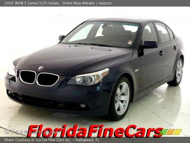 2005 BMW 5 Series 525i Sedan in Orient Blue Metallic