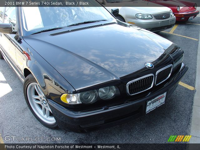 2001 BMW 7 Series 740i Sedan in Black