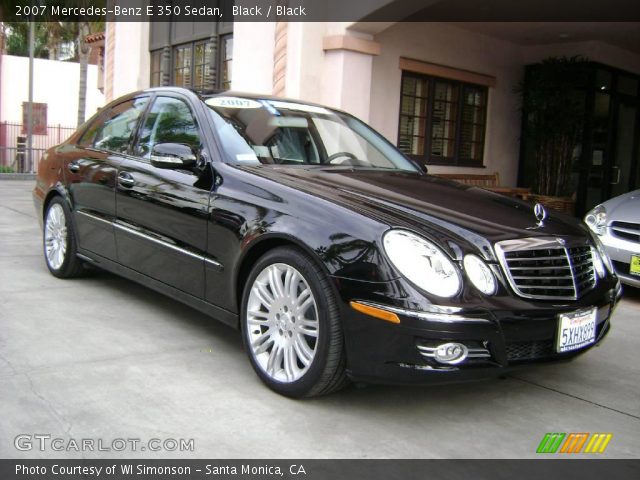 2007 Mercedes-Benz E 350 Sedan in Black
