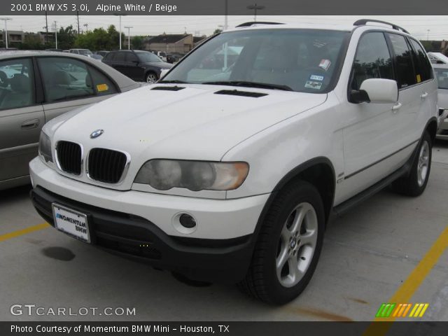 2001 BMW X5 3.0i in Alpine White