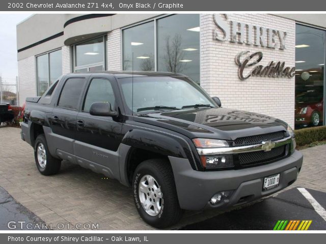 2002 Chevrolet Avalanche Z71 4x4 in Onyx Black