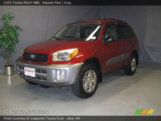 2003 Toyota RAV4 4WD in Impulse Red
