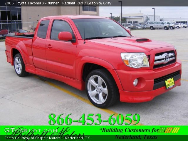2006 Toyota Tacoma X-Runner in Radiant Red