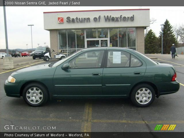 2000 Nissan Sentra GXE in Jaded Pearl