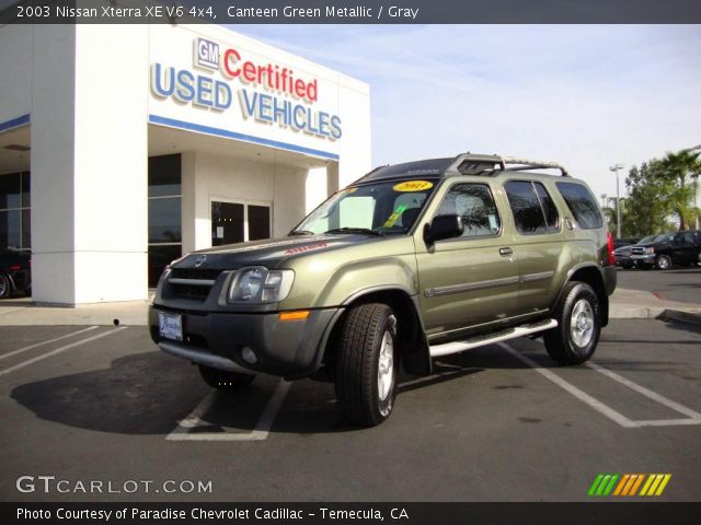 2003 Nissan Xterra XE V6 4x4 in Canteen Green Metallic