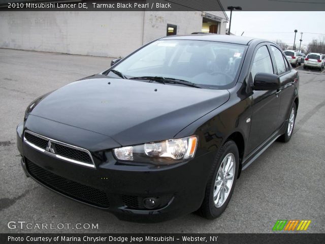 2010 Mitsubishi Lancer DE in Tarmac Black Pearl