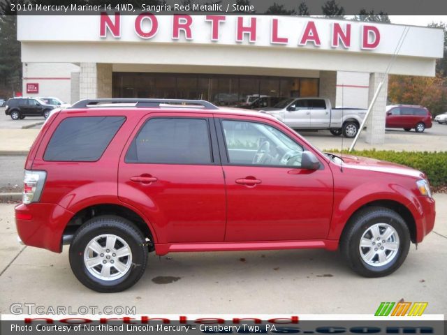 2010 Mercury Mariner I4 4WD in Sangria Red Metallic
