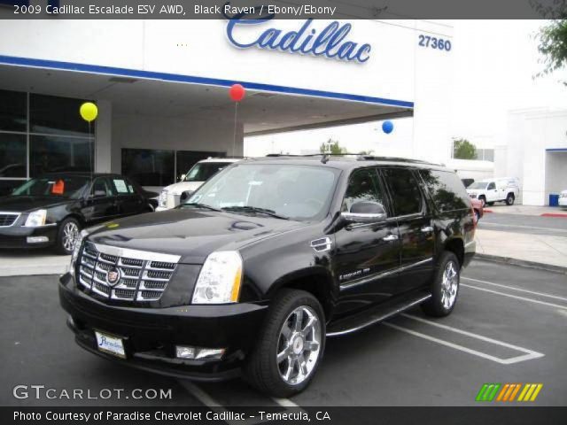 2009 Cadillac Escalade ESV AWD in Black Raven