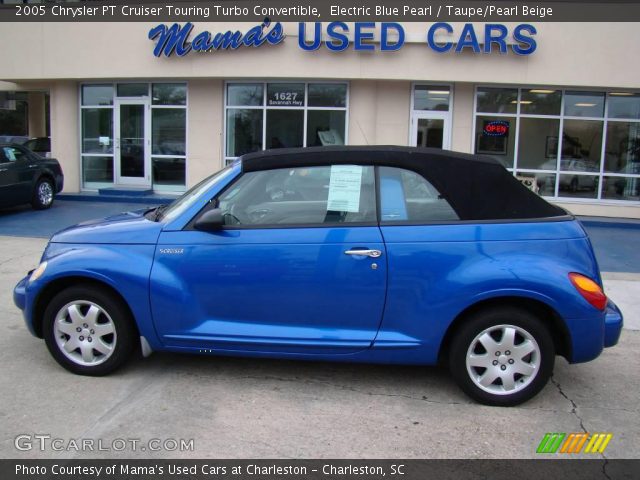 2005 Chrysler PT Cruiser Touring Turbo Convertible in Electric Blue Pearl