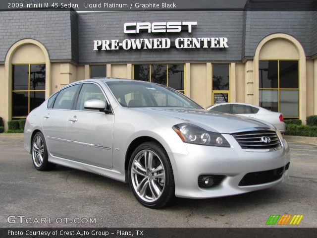 2009 Infiniti M 45 Sedan in Liquid Platinum