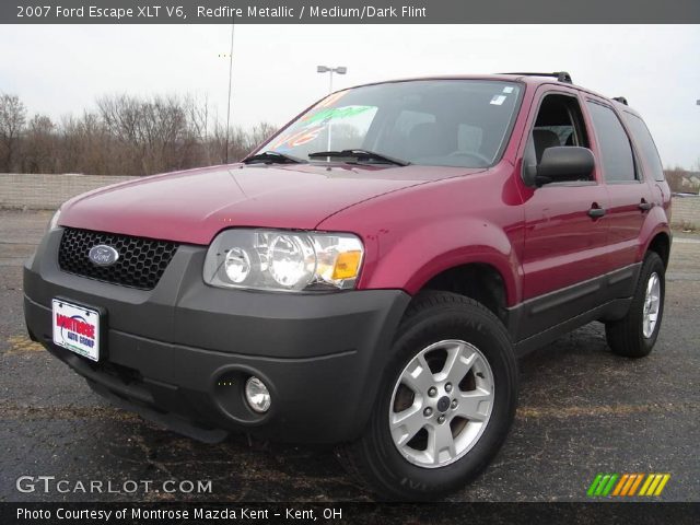 2007 Ford Escape XLT V6 in Redfire Metallic