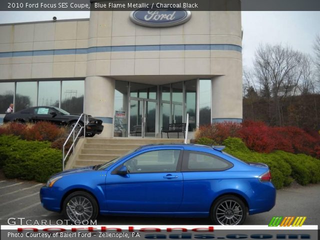 2010 Ford Focus SES Coupe in Blue Flame Metallic