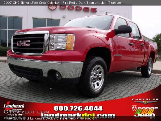 2007 GMC Sierra 1500 Crew Cab 4x4 in Fire Red