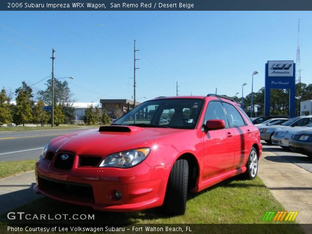 2006 Subaru Impreza WRX Wagon in San Remo Red