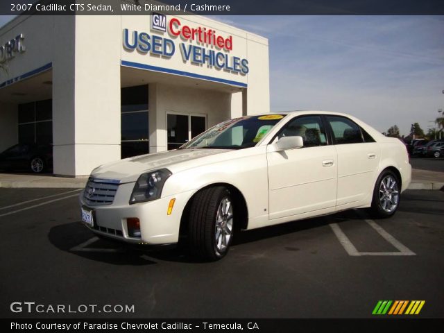 2007 Cadillac CTS Sedan in White Diamond