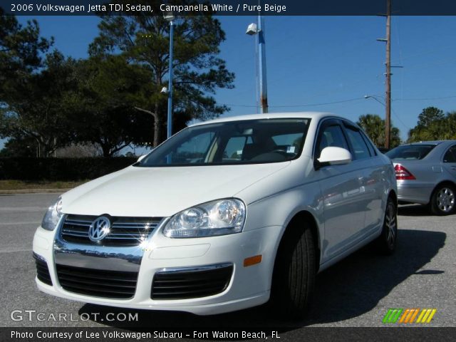 2006 Volkswagen Jetta TDI Sedan in Campanella White