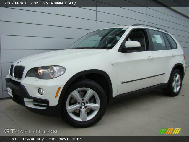 2007 BMW X5 3.0si in Alpine White