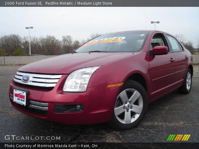 2006 Ford Fusion SE in Redfire Metallic