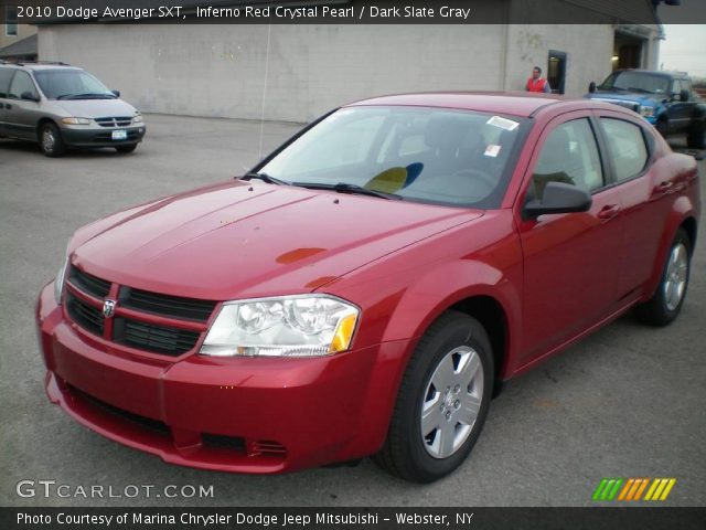 2010 Dodge Avenger SXT in Inferno Red Crystal Pearl