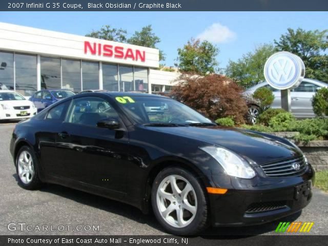 2007 Infiniti G 35 Coupe in Black Obsidian