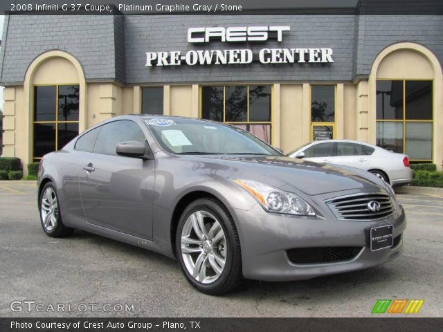2008 Infiniti G 37 Coupe in Platinum Graphite Gray