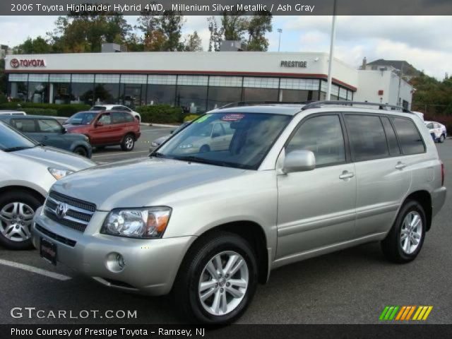 2006 Toyota Highlander Hybrid 4WD in Millenium Silver Metallic