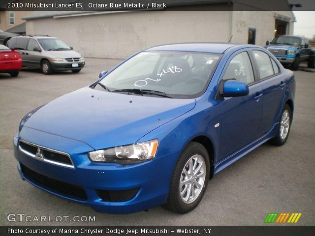 2010 Mitsubishi Lancer ES in Octane Blue Metallic