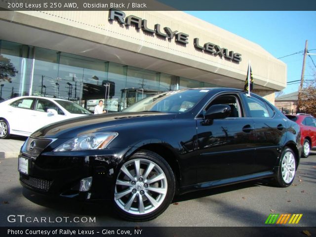 2008 Lexus IS 250 AWD in Obsidian Black
