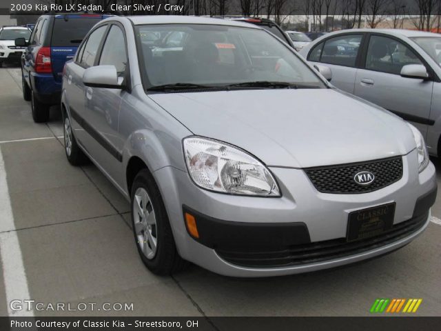 2009 Kia Rio LX Sedan in Clear Silver