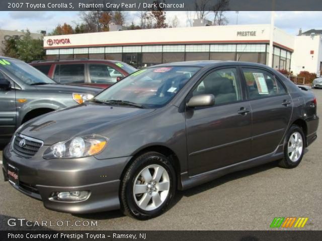 2007 Toyota Corolla S in Phantom Gray Pearl