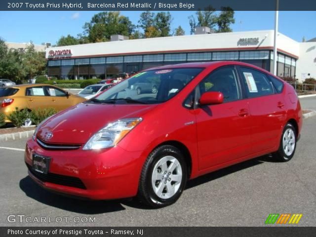2007 Toyota Prius Hybrid in Barcelona Red Metallic