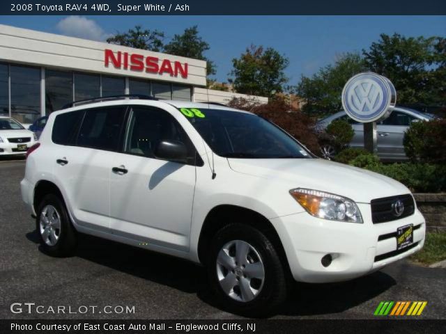 2008 Toyota RAV4 4WD in Super White