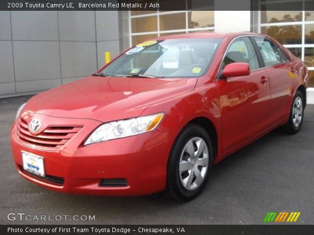 2009 Toyota Camry LE in Barcelona Red Metallic