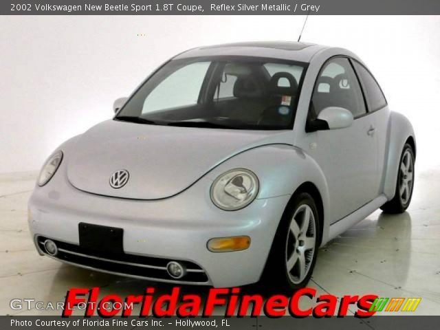 2002 Volkswagen New Beetle Sport 1.8T Coupe in Reflex Silver Metallic