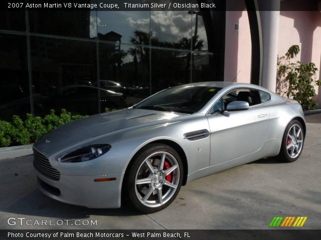 2007 Aston Martin V8 Vantage Coupe in Titanium Silver