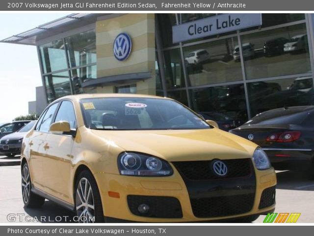 2007 Volkswagen Jetta GLI Fahrenheit Edition Sedan in Fahrenheit Yellow