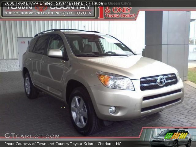 2008 Toyota RAV4 Limited in Savannah Metallic