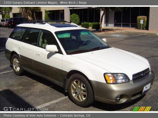 2000 Subaru Outback Limited Wagon in White Birch