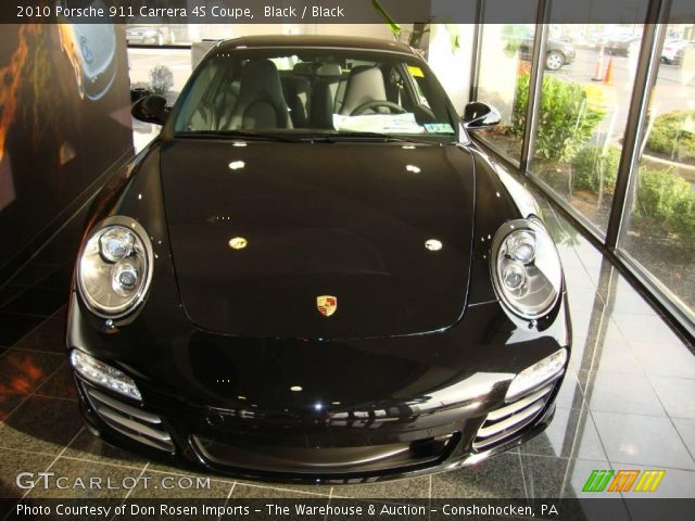 2010 Porsche 911 Carrera 4S Coupe in Black