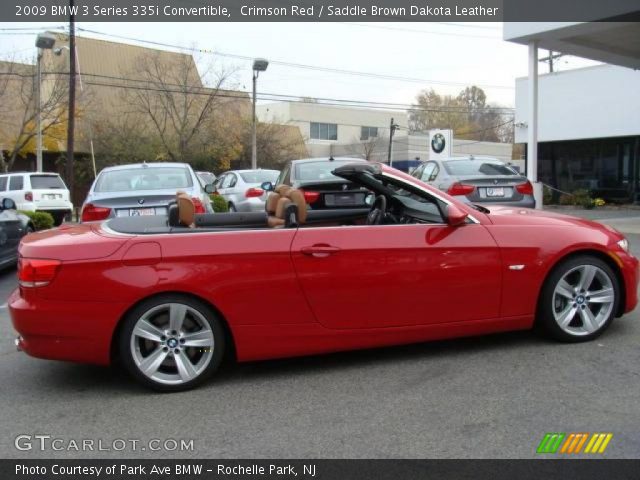 2009 BMW 3 Series 335i Convertible in Crimson Red