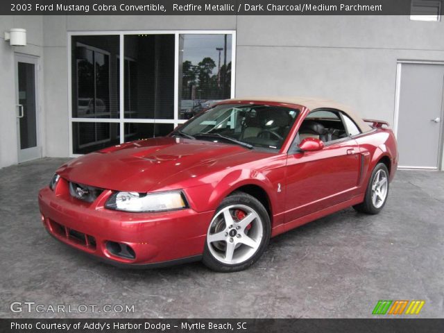 2003 Ford Mustang Cobra Convertible in Redfire Metallic
